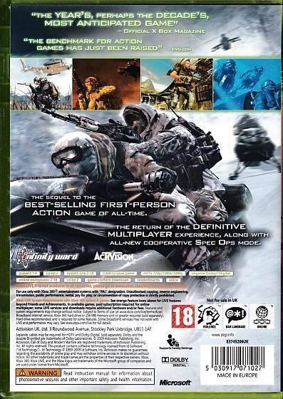 Call of Duty Modern Warfare 2 - XBOX 360 (B Grade) (Genbrug)